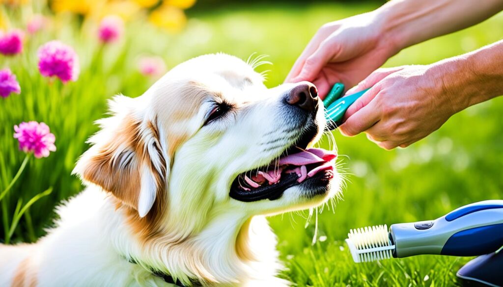 Brushing tips for pets