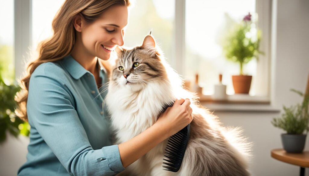 Grooming routine for allergic pets